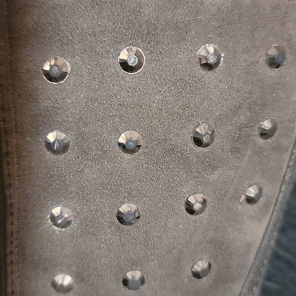 Union Bay woman's size 9 buckle boots with gunmetal accents - Picture 8 of 9
